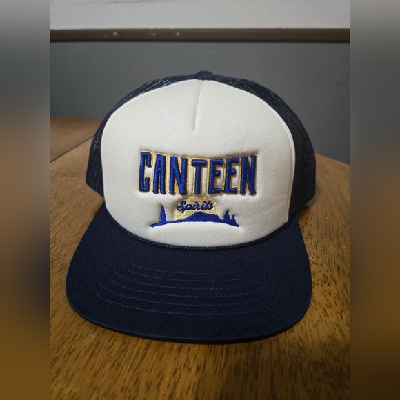 Canteen Spirits Hat Spell Out Logo Cap Trucker Mesh Snapback Adjustable - Picture 1 of 5